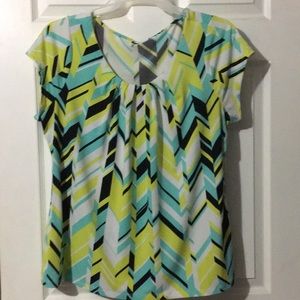 Neon design blouse